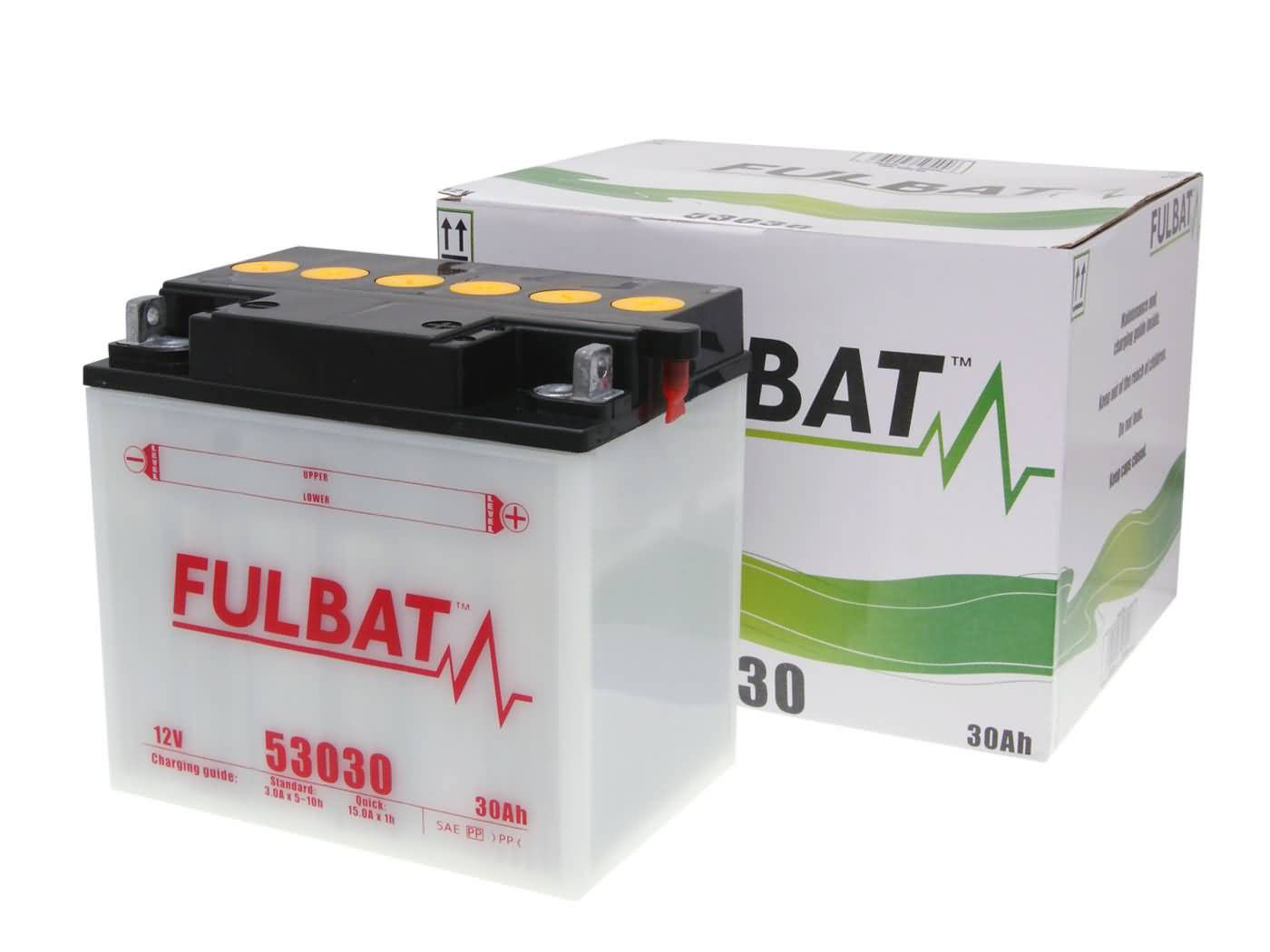 Fulbat 53030 / Y60-N30L-A DRY száraz akkumulátor + savcsomag
