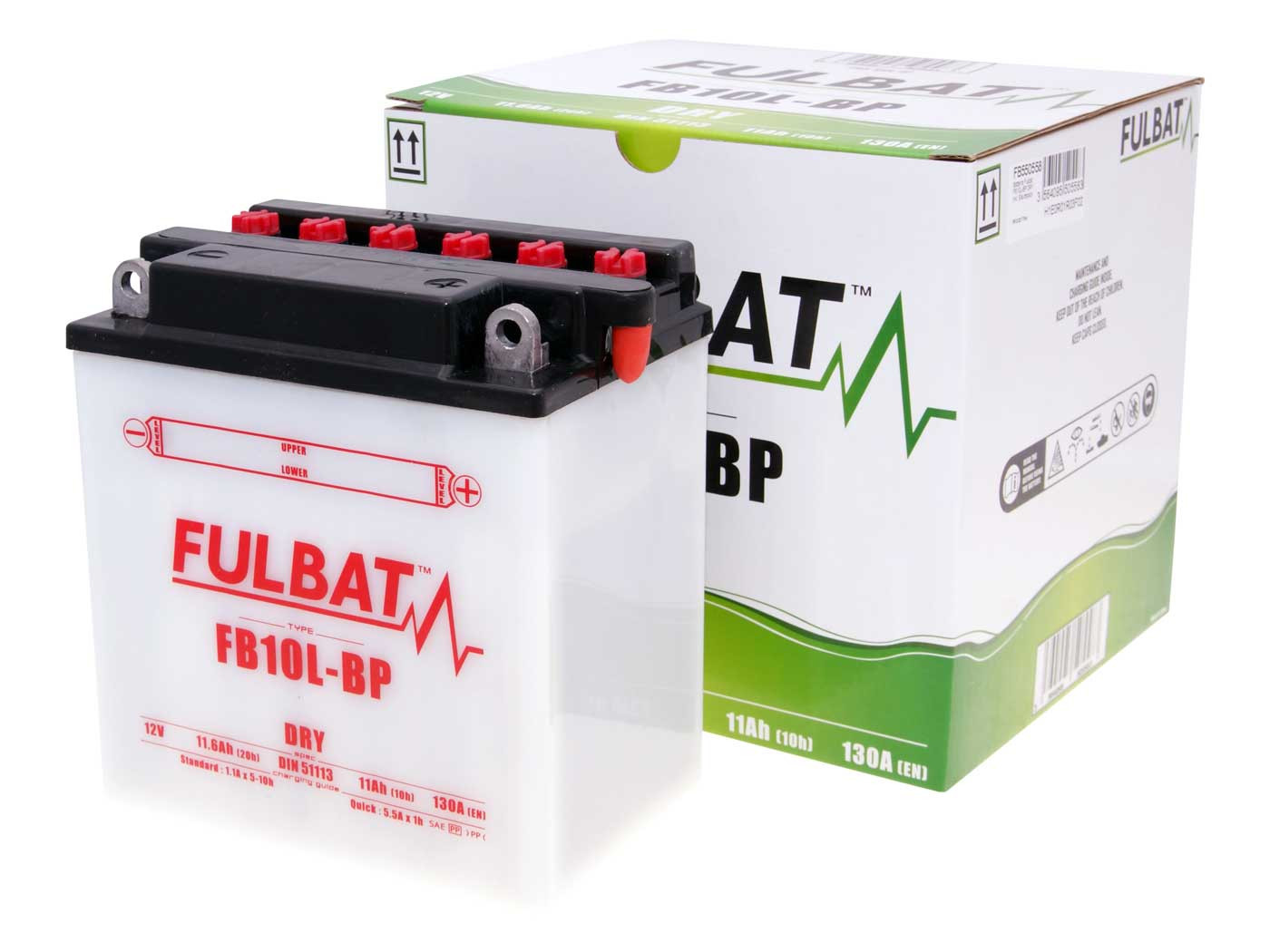 Fulbat FB10L-BP DRY száraz akkumulátor + savcsomag
