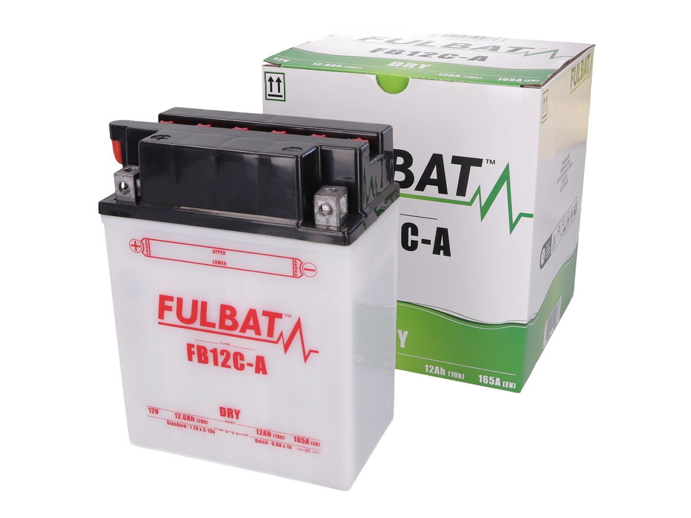 Fulbat FB12C-A DRY száraz akkumulátor + savcsomag