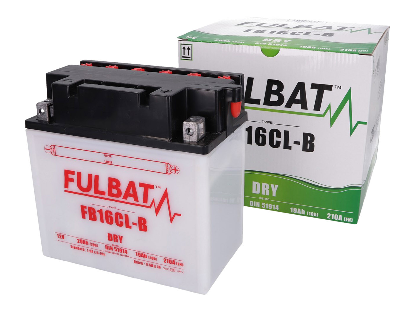 Fulbat FB16CL-B DRY száraz akkumulátor + savcsomag