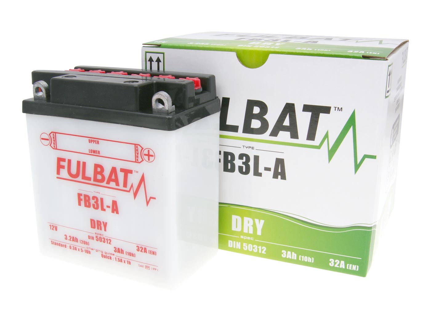 Fulbat FB3L-A DRY száraz akkumulátor + savcsomag