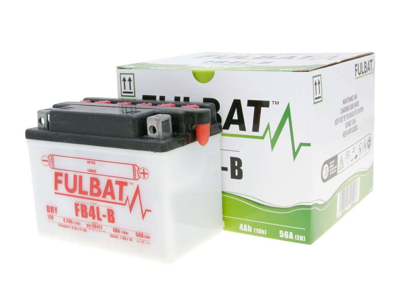 Fulbat FB4L-B DRY száraz akkumulátor + savcsomag