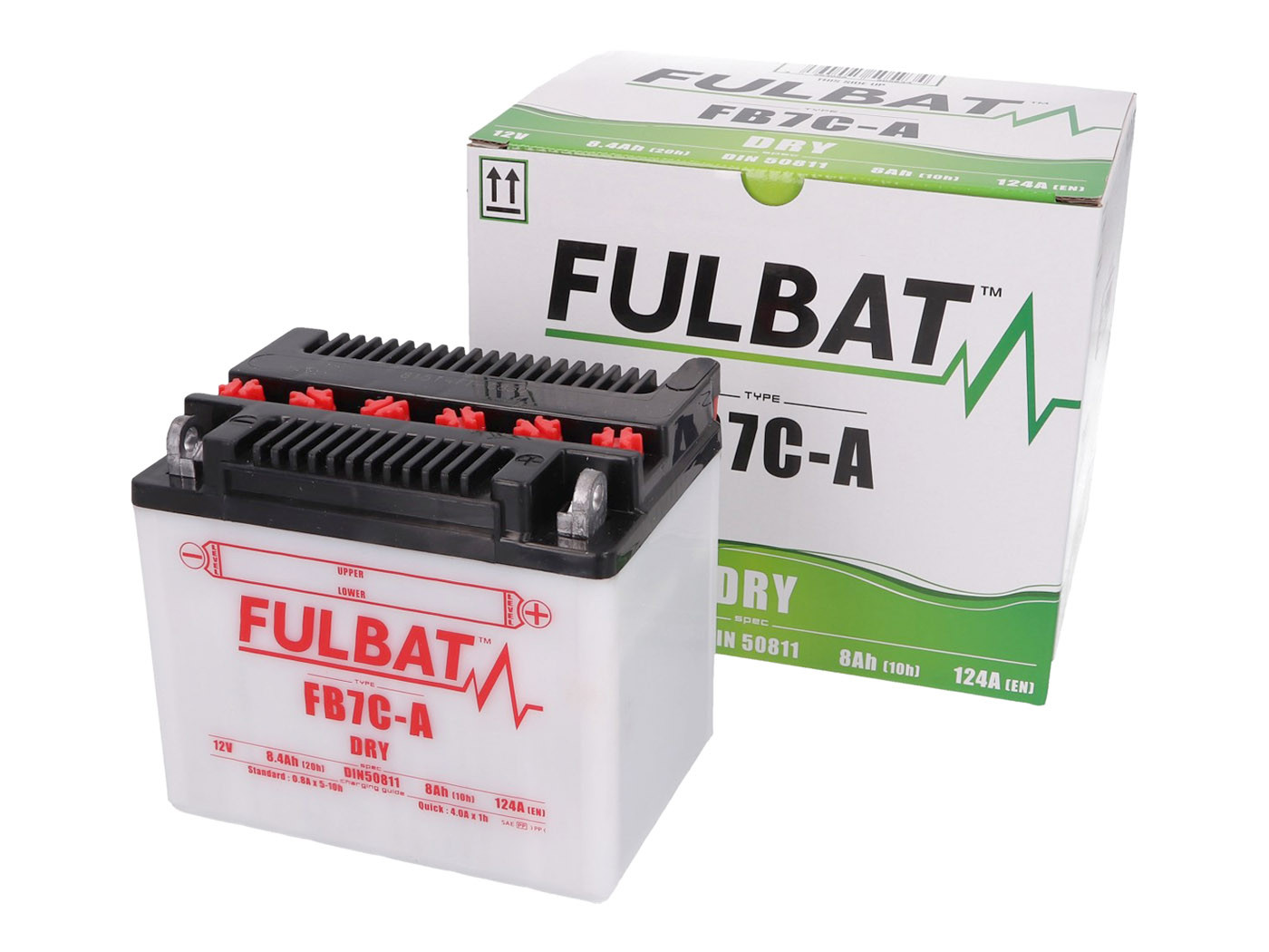 Fulbat FB7C-A DRY száraz akkumulátor + savcsomag