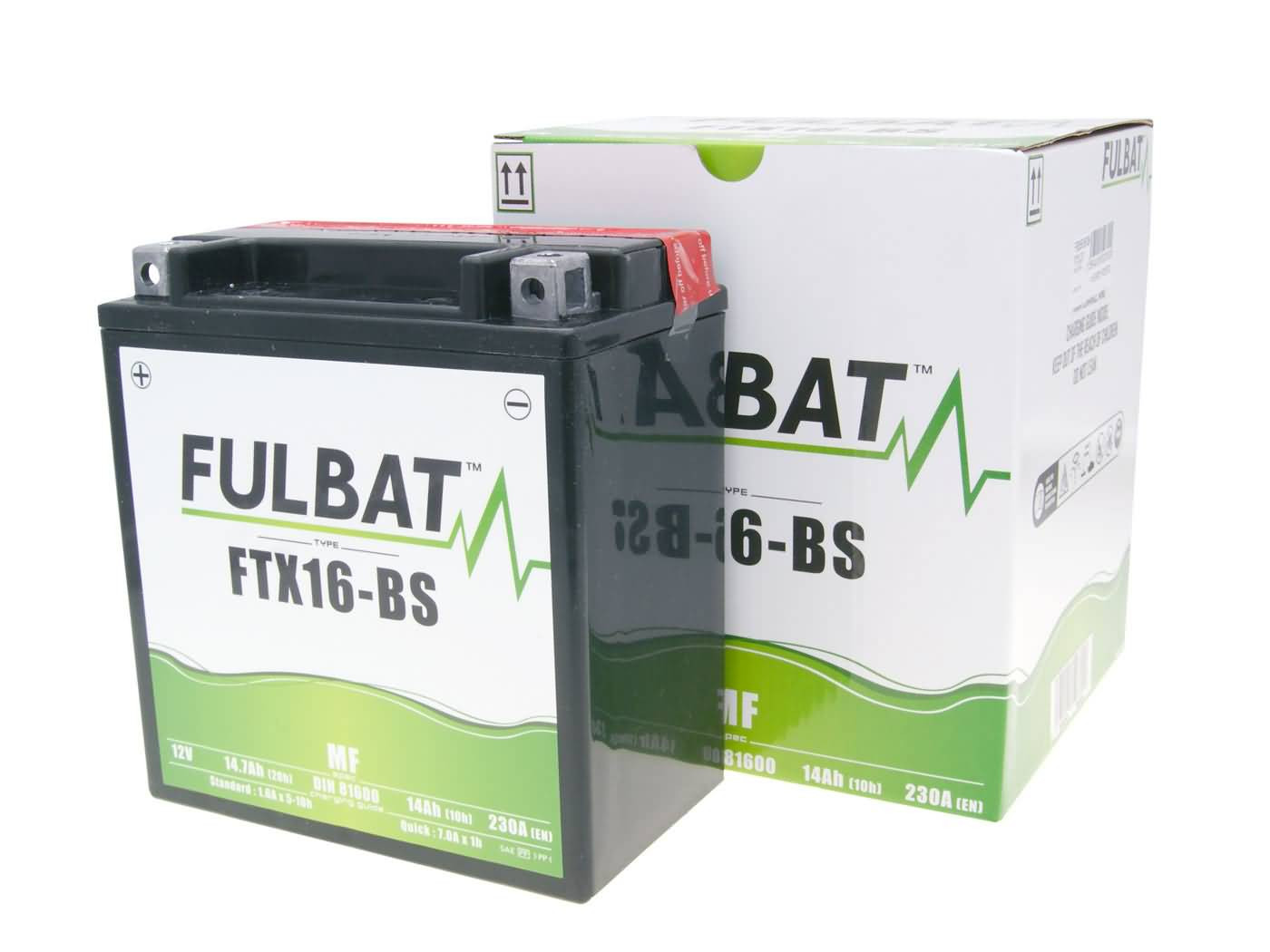 Fulbat FTX16-BS MF gondozásmentes akkumulátor