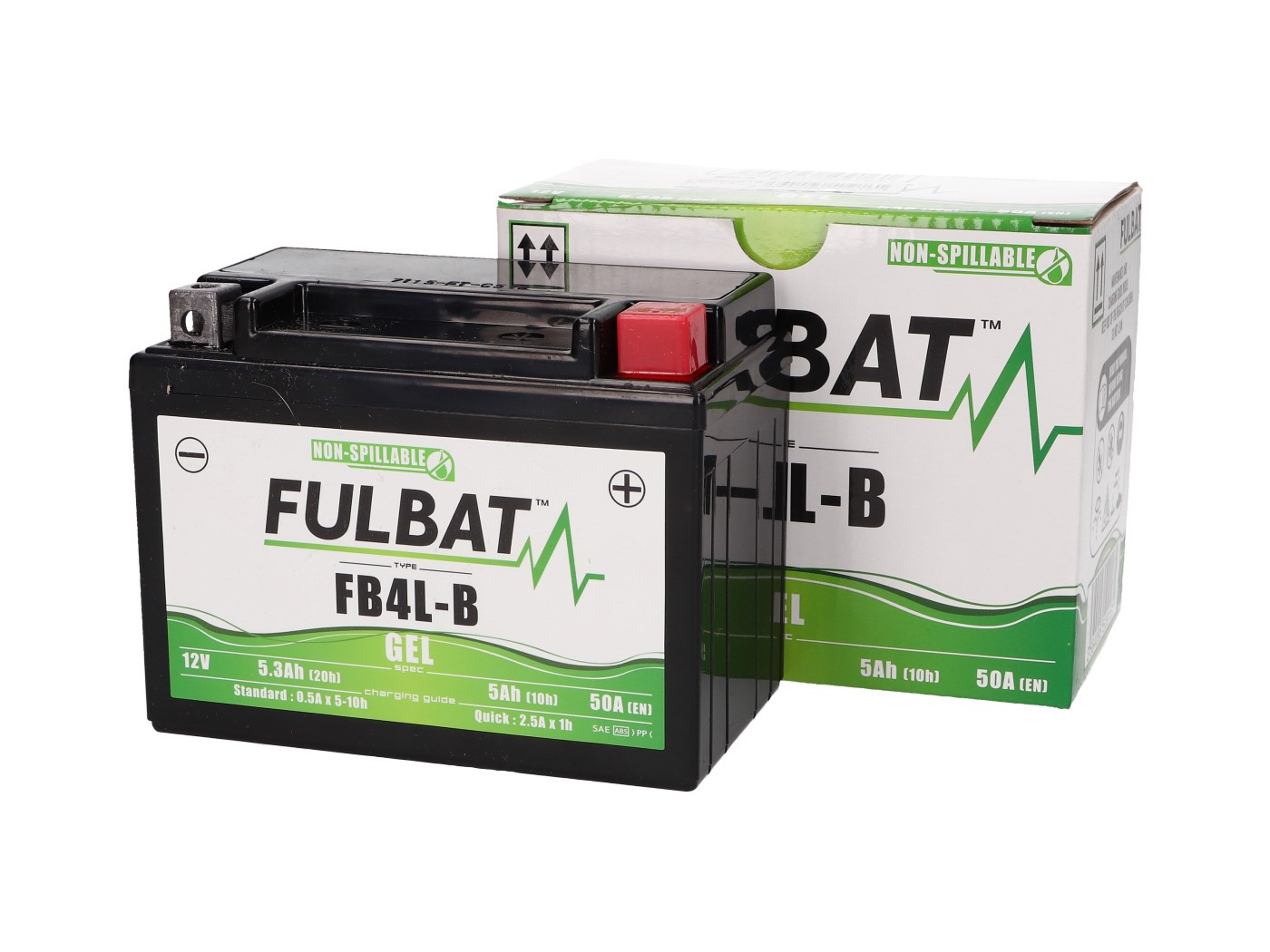 Fulbat FB4L-B GEL High Power 5Ah nagy teljesítményű zselés akkumulátor