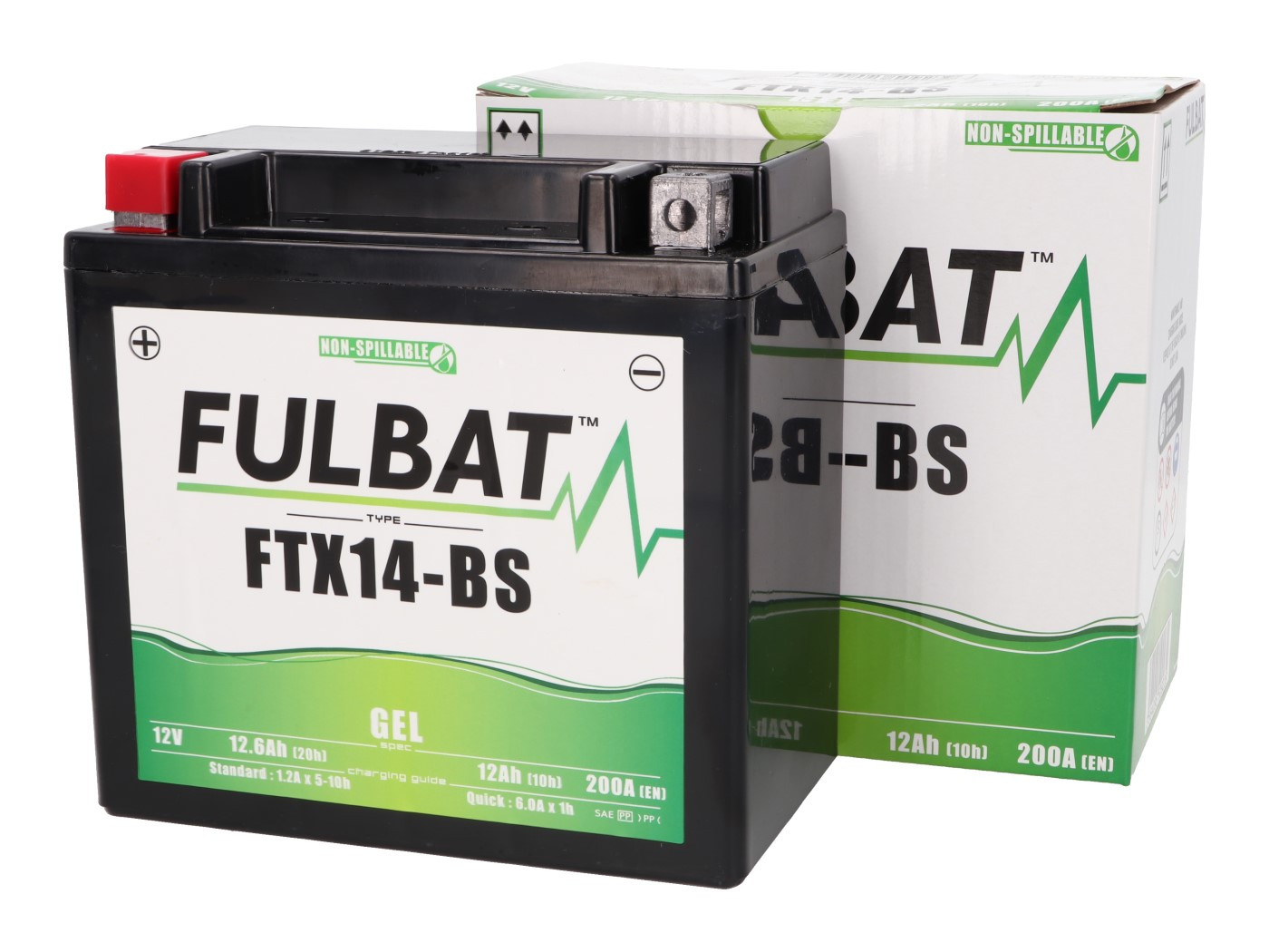 Fulbat FTX14-BS GEL zselés akkumulátor