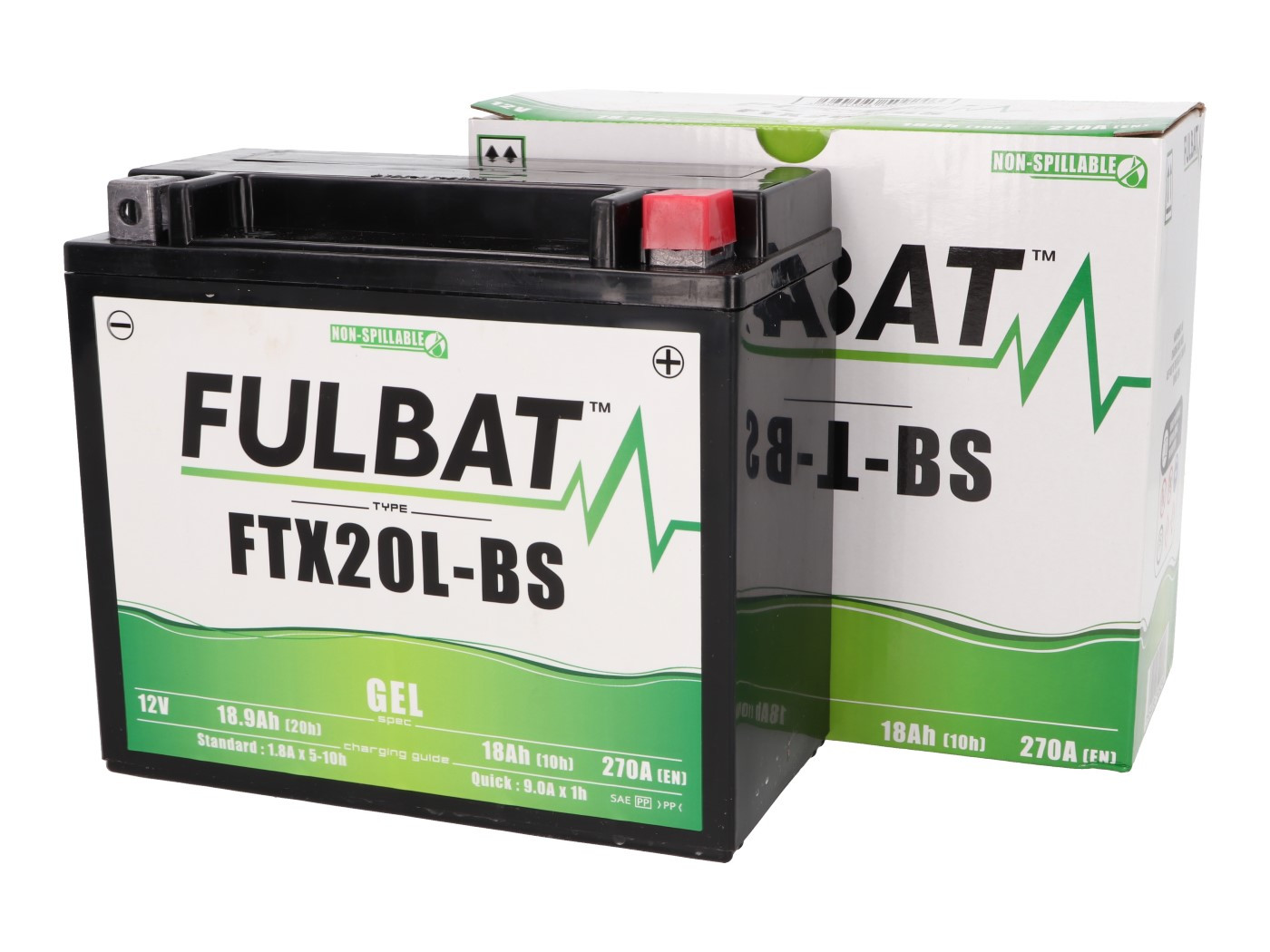Fulbat FTX20L-BS GEL zselés akkumulátor