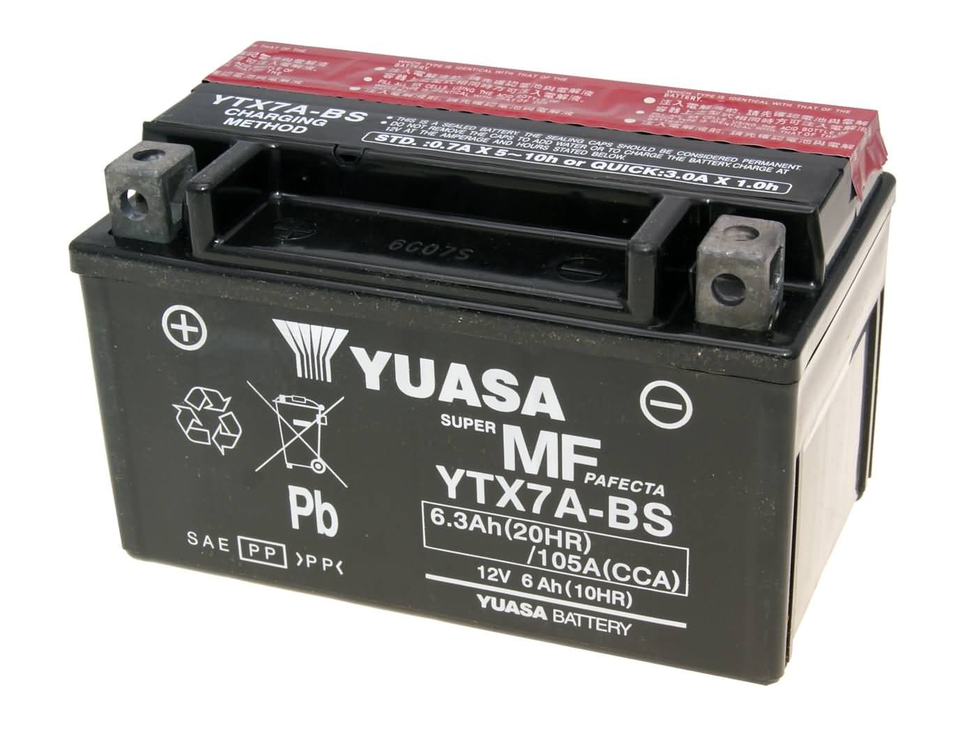 Yuasa YTX14-BS DRY MF száraz gondozásmentes akkumulátor