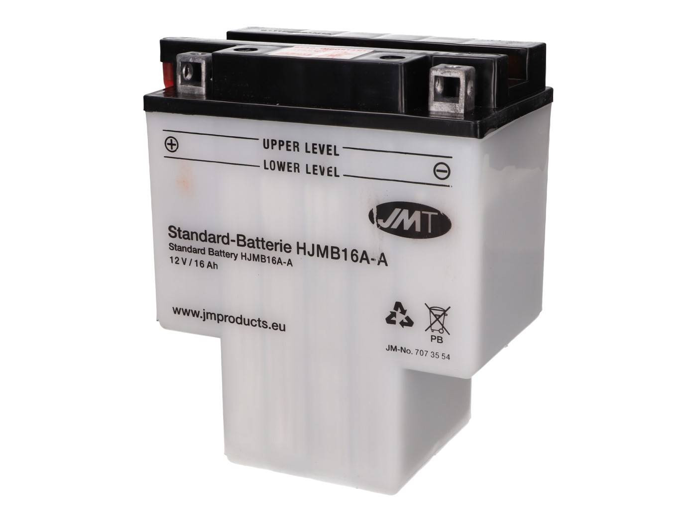 JMT HJMB16A-AB száraz akkumulátor + savcsomag