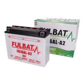 Fulbat FB16AL-A2 DRY száraz akkumulátor + savcsomag