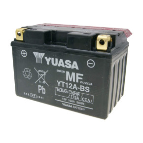 Yuasa YT12A-BS DRY MF száraz gondozásmentes akkumulátor