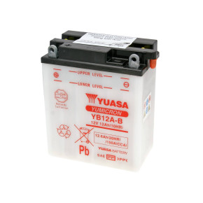 Yuasa YuMicron YB12A-B akkumulátor - savcsomag nélkül